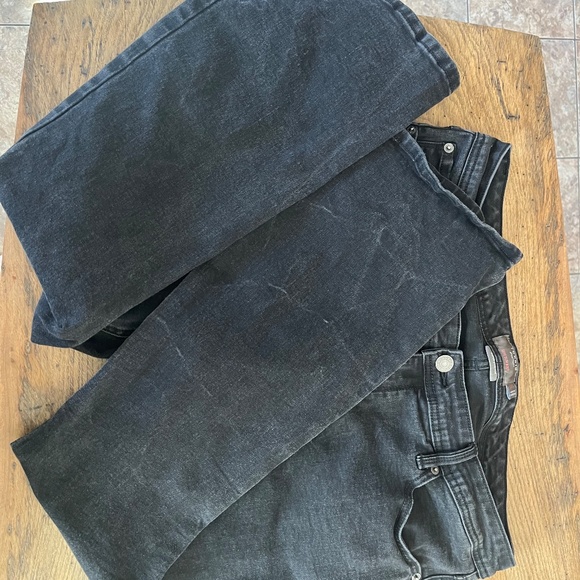 Torrid #feel the fit luxe slim boot cut black jeans size 14 short - Picture 4 of 6